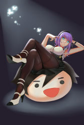 Rule 34 | 10s, 1girl, absurdres, arm up, bad id, bad pixiv id, black flower, black panties, black pantyhose, black rose, blue eyes, bow, breasts, bug, butterfly, button eyes, buttons, center frills, character doll, crossed legs, dagashi kashi, eyebrows, flower, frills, full body, hair flower, hair ornament, hair ribbon, twirling hair, hairband, hand in own hair, high-waist skirt, high heels, highres, insect, large breasts, leaning back, looking at viewer, md5 mismatch, nail polish, panties, panties under pantyhose, pantyhose, pantyshot, purple hair, red bow, red nails, ribbon, ringed eyes, rose, shidare hotaru, shikada kokonotsu, short hair, sitting, skirt, solo, suspender skirt, suspenders, thighband pantyhose, underwear, upskirt, zhano kun