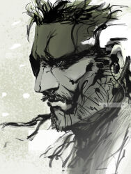Rule 34 | artist request, bandana, highres, male focus, metal gear (series), metal gear solid 3: snake eater, naked snake, official style, solo