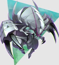 Rule 34 | + +, blurry, chromatic aberration, claws, commentary request, creatures (company), futena goze, game freak, gen 7 pokemon, golisopod, green background, highres, looking at viewer, nintendo, no humans, pokemon, pokemon (creature), solo, spikes
