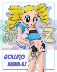 Rule 34 | 00s, blush, covering privates, goutokuji miyako, powerpuff girls, powerpuff girls z, rolling bubbles, tagme