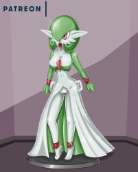 Rule 34 | 1girl, absurdres, ass, bodysuit, boots, breasts, cosplay, covered navel, creatures (company), cuffs, dress, game freak, gardevoir, gardevoir (cosplay), gen 3 pokemon, gluteal fold, green hair, green latex, highres, hypnosis, large breasts, latex, latex bodysuit, latex boots, latex cuffs, latex dress, latex mask, lips, long hair, mind control, navel, nintendo, pink eyes, platform boots, platform footwear, pokemon, pokemon rse, rosvo, shiny clothes, shiny latex, tagme, thighs, transformation, white bodysuit, white footwear