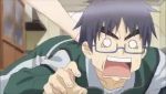 Rule 34 | 10s, 1boy, 1girl, animated, sound, blue-framed eyewear, glasses, jinsei, lowres, subtitled, tagme, video, video