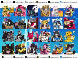 absurdres agumon alphamon alraumon andromon angel angel_girl angewomon animal_costume animal_hat babamon beelzebumon belt blacktailmon_uver. blackwargreymon braid breasts cape cat_hat cho-hakkaimon costume covered_eyes darkknightmon demon demon_girl digicore_interface digimon digimon_(creature) dukemon fallen_angel fins flower frog_girl guilmon hat head_wings helmet highres horns infermon junomon kinkakumon kuramon ladydevimon lilithmon long_hair lordknightmon map mark_of_evil mask minervamon monster_girl mouse_hat mugendramon muscular muscular_female nun petals pig_costume plant_girl rabbit_hat ranamon sharp_teeth sistermon_blanc sistermon_ciel sistermon_noir sticker swimsuit teeth ulforcev-dramon uno_(game) wings witch witch_hat witchmon