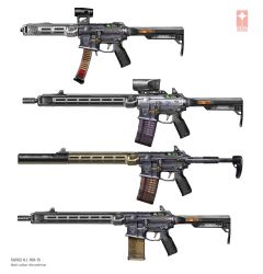 Rule 34 | ammunition, assault rifle, asterozoa, bullet, commentary, english commentary, from side, gun, highres, magazine (weapon), muzzle device, no humans, original, rifle, scope, see-through, submachine gun, suppressor, trigger, weapon, weapon focus, white background