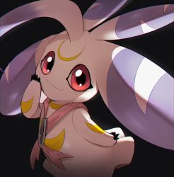Rule 34 | 1girl, digimon, highres, looking at viewer, lunamon, moon, pink eyes, rabbit, smile, solo
