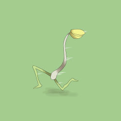 Rule 34 | bean sprouts, food, food focus, full body, green background, green theme, lowres, motion lines, no humans, original, rorosuke, running, simple background, sketch, vegetable, what