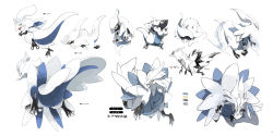 Rule 34 | character name, claws, color guide, concept art, creatures (company), evolutionary line, fakemon, game freak, looking at viewer, nintendo, pokemon, pokemon (creature), siirakannu, simple background, translation request, white background, yellow eyes