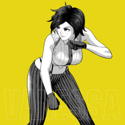 Rule 34 | 1girl, breasts, gloves, large breasts, mature female, snk, the king of fighters, vanessa (kof)