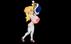 Rule 34 | 1girl, animated, animated gif, ass, blonde hair, blue eyes, breasts, buzzy beetle, fellatio, flash, flash game, ivan-aedler, mario (series), nintendo, nipples, oral, penis, princess, princess peach, pussy, sex, super mario bros. 1, text focus, uncensored
