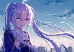 Rule 34 | 1girl, ahoge, blue eyes, blue hair, crying, crying with eyes open, envelope, hatsune miku, long hair, matching hair/eyes, mimengfeixue, solo, tears, twintails, upper body, vocaloid