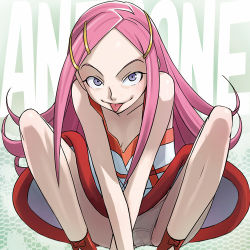Rule 34 | 00s, 1girl, :p, anemone (eureka seven), cameltoe, eureka seven, eureka seven (series), haruyama kazunori, long legs, lowres, panties, solo, tongue, tongue out, underwear