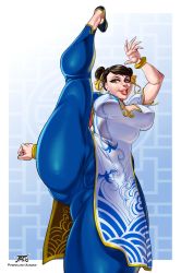 Rule 34 | 1girl, ass, breasts, capcom, chun-li, highres, smile, street fighter, street fighter 6, tagme