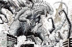 Rule 34 | giant, giant monster, godzilla, godzilla (2014), godzilla (series), kaijuu, legendary pictures, matt frank, monster, monsterverse, muto (godzilla), toho, warner bros