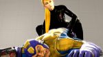 Rule 34 | 1boy, 1girl, 3d, anal, animated, blonde hair, bodysuit, capcom, clothed sex, crossover, doggystyle, eye contact, fat, fat man, femdom, green eyes, helmet, hetero, latex, latex suit, long hair, looking at another, looking back, lying, mega man (character), mega man (series), metroid, nintendo, on stomach, pegging, pockyin, ponytail, rape, red eyes, samus aran, sex, sex from behind, skin tight, source filmmaker (medium), top-down bottom-up, torso grab, ugly man, video, video, what, zero suit