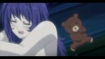 Rule 34 | 1girl, animated, bear, blue hair, breasts, female focus, female masturbation, implied sex, large breasts, masturbation, monster, nude, solo, video, when you see it