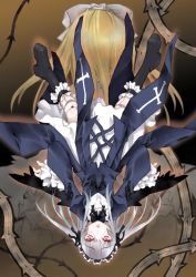 Rule 34 | 00s, boots, doll joints, dress, frills, hairband, highres, joints, kakashichi, long hair, pink eyes, rozen maiden, silver hair, solo, suigintou