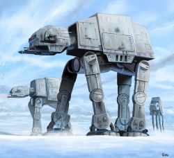 Rule 34 | army, at-at, cannon, cloud, day, door, energy gun, fleet, galactic empire, gyan (akenosuisei), hoth, laser, mecha, mountain, no humans, non-humanoid robot, parody, planet, realistic, robot, science fiction, signature, snow, star wars, toy, vehicle, walker (robot), weapon