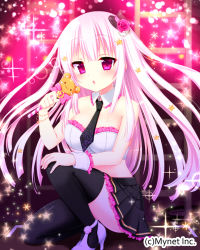 Rule 34 | 1girl, angelmaster, gradient background, silver hair, skirt, solo, tagme