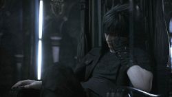 Rule 34 | 10s, 3d, animated, animated gif, final fantasy, final fantasy xv, gloves, jacket, lowres, male focus, noctis lucis caelum, sitting