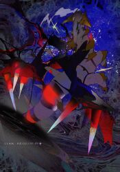 Rule 34 | abstract background, black wings, colored skin, creatures (company), distortion world, dragon, game freak, gen 4 pokemon, giratina, giratina (altered), glowing, grey skin, highres, kamikiririp, legendary pokemon, nintendo, no humans, pokemon, pokemon (creature), solo, spikes, torn wings, wings