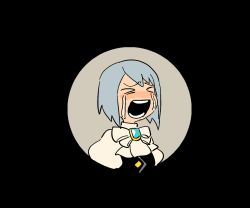 Rule 34 | &gt; &lt;, 1girl, ace attorney, black vest, blue hair, blush, bob cut, bow, bowtie, brooch, crying, dungeon meshi, framed, franziska von karma, highres, jewelry, juliet sleeves, long sleeves, marcille crying (meme), meme, mole, mole under eye, open mouth, parody, phoenix wright: ace attorney - justice for all, puffy sleeves, rariatto (ganguri), shirt, solo, tears, upper body, vest, white shirt