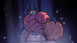 Rule 34 | darkness, dream, dung defender, highres, hollow knight, horns, manure, sculpting, white eyes