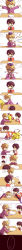 Rule 34 | &gt; &lt;, 1990s (style), 2boys, ^^^, absurdres, anger vein, angry, annoyed, blue oak, blue oak (pokemon rgby), cake, closed eyes, comic, creatures (company), faceplant, facial hair, fingerless gloves, food, food on face, groucho glasses, game freak, gen 1 pokemon, glasses, gloves, hat, highres, in the face, jewelry, long image, multiple boys, mustache, necklace, nintendo, no headwear, party hat, party popper, party whistle, pastry, pie, pie in face, pikachu, pillow, pointing, pokemon, pokemon (creature), pokemon rgby, red (pokemon), retro artstyle, silent comic, sitting, surprised, tall image, yoyterra