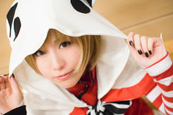Rule 34 | cat hoodie, character request, cosplay, kikiwan, photo (medium), source request, striped