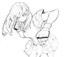 Rule 34 | fujita kakuji, gloves, punching, school uniform, skirt