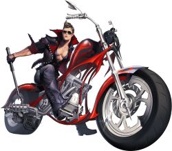 Rule 34 | 1boy, aviator sunglasses, black gloves, boots, brown hair, chaos online, full body, gloves, highres, jacket, kanzel (chaos online), looking at viewer, love cacao, male focus, motor vehicle, motorcycle, official art, open clothes, open jacket, short hair, solo, sunglasses, transparent background, vehicle