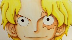 Rule 34 | 1boy, blonde hair, close-up, highres, male focus, one piece, sabo (one piece), scar, smile, solo