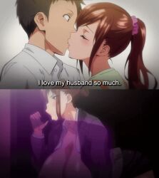 Rule 34 | 1boy, 1girl, 2koma, :&gt;=, age difference, angry, animated, animated gif, azuma hisato, betrayal, blackmail, blush, breasts, breasts out, brown eyes, brown hair, business suit, censored, cheating (relationship), comic, cum, cum in mouth, cum on body, cum on breasts, cum on upper body, ejaculation, english text, fellatio, finger in another&#039;s mouth, folded ponytail, formal, glaring, hetero, highleg, highleg panties, himawari wa yoru ni saku, huge breasts, instant loss, legs, lips, miniskirt, netorare, nipples, office lady, older man and younger girl, oral, paizuri, panties, pencil skirt, penis, purple panties, screencap, shiny skin, skirt, stealth fellatio, stealth sex, stitched, subtitled, suit, surprised, sweat, tagme, takeda hiromitsu, third-party edit, thong, ugly man, under table, under the desk, underwear, wide-eyed