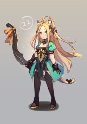 Rule 34 | 1girl, abigail williams (fate), ahoge, animal ear fluff, animal ears, atalanta (fate), atalanta (fate) (cosplay), black bow, black dress, black footwear, black gloves, black thighhighs, blonde hair, blue eyes, blush, boots, bow, bow (weapon), breasts, cat ears, cat girl, cat tail, commentary, cosplay, dress, english commentary, fate/apocrypha, fate/grand order, fate (series), forehead, full body, gloves, green dress, grey background, hair bow, holding, holding bow (weapon), holding weapon, juliet sleeves, kemonomimi mode, long hair, long sleeves, looking at viewer, miya (miyaruta), multiple bows, orange bow, parted bangs, parted lips, puffy short sleeves, puffy sleeves, shadow, short sleeves, small breasts, solo, standing, tail, tail bow, tail ornament, thigh boots, thighhighs, two-tone dress, very long hair, weapon