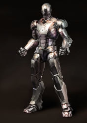 Rule 34 | 1boy, armor, full armor, glowing, glowing eyes, helmet, highres, iron man, male focus, marvel, mask, power armor, ryou-k, solo, superhero costume, tony stark