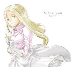 Rule 34 | blonde hair, cross, green eyes, hall (nobrand canvas), original, princess, satou tomohiro, solo