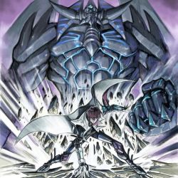 Rule 34 | 1boy, arm belt, bad id, bad instagram id, boots, broken ground, brown hair, clenched hand, duel disk, duel monster, epic, kaiba seto, male focus, monster, obelisk the tormentor, serious, short hair, solo, takahashi kazuki, teeth, yu-gi-oh!, yu-gi-oh! duel monsters