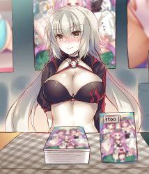 Rule 34 | 1girl, ahoge, arms behind back, bikini, black bikini, black choker, black jacket, blurry, blurry background, blurry foreground, blush, breasts, choker, cleavage, closed mouth, commentary request, embarrassed, euryale (fate), euryale (third ascension) (fate), fate/grand order, fate (series), flying sweatdrops, grey hair, jacket, jeanne d&#039;arc alter (swimsuit berserker) (fate), jeanne d&#039;arc (fate), jeanne d&#039;arc alter (fate), jeanne d&#039;arc alter (swimsuit berserker) (fate), large breasts, long hair, looking at viewer, medusa (fate), medusa (lancer) (fate), medusa (rider) (fate), o-ring, o-ring top, open clothes, open jacket, pornography, price tag, rider, solo, stheno (fate), stheno (third ascension) (fate), suzunone rena, swimsuit, very long hair, yellow eyes