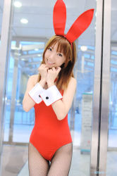 Rule 34 | animal ears, rabbit ears, character request, cosplay, photo (medium), rin, source request