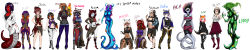 Rule 34 | 6+girls, absurdres, adina (cpt.tester), alien, animal ears, antennae, arms behind back, arthropod girl, ayla (cpt.tester), black hair, blind, blonde hair, blue eyes, blue skin, blush, boots, breasts, cape, cat ears, cat girl, cat tail, colored skin, cora (cpt.tester), cpt.tester works, cyborg, cyclops, dark-skinned female, dark skin, denim, dragon girl, dragon horns, dragon tail, elora (cpt.tester), extra breasts, fire, fishnets, freckles, full body, gem, ginger (cpt.tester), goth fashion, green eyes, green skin, grey skin, harmony (cpt.tester), headband, highres, horns, incredibly absurdres, jeans, jewelry, kiwi (cpt.tester), knee boots, lamia, large breasts, leech (cpt.tester), looking at viewer, machi (cpt.tester), midriff, monster girl, multicolored eyes, multicolored hair, multiple girls, nebula, necklace, one-eyed, one eye covered, operator (warframe), orange eyes, orange hair, oversized clothes, pale skin, pants, peaches (cpt.tester), petite, pink hair, purple eyes, purple hair, red eyes, red hair, red skin, rose (cpt.tester), rubi (cpt.tester), scales, shell, size difference, skirt, slime, slime girl, small breasts, spikes, sports bra, star wars, strapless, susan (cpt.tester), tail, tan, tanline, tattoo, thighhighs, three breasts, togruta, tube top, vera (cpt.tester), warframe, white background, white hair, white skin, yellow eyes