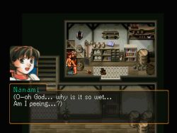 Rule 34 | 1boy, 1girl, against wall, age difference, animated, animated gif, gensou suikoden, gensou suikoden ii, nanami (suikoden), nibbler2345, pixel art, prostitution, pussy juice, sex, squirting liquid
