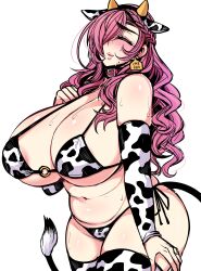 Rule 34 | 1girl, breasts, cleavage, curvy, highres, huge breasts, nishida megane, plump, solo, tagme, thick thighs, thighs, wide hips
