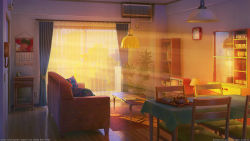 Rule 34 | 3d, air conditioner, arsenixc, calendar (object), clock, commentary request, couch, cup, day, highres, indoors, lamp, light rays, lightning, mixed-language commentary, no humans, original, pillow, scenery, sunbeam, sunlight, table, television, tree, window