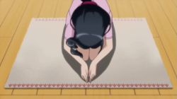 Rule 34 | 10s, 1girl, animated, animated gif, black hair, bowing, breasts squeezed together, breasts, cleavage, close-up, huge breasts, kono naka ni hitori imouto ga iru!, long hair, prostration, solo