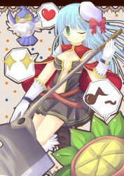 Rule 34 | + +, 1girl, axe, belt, bird, blue hair, blush, boots, bow, breasts, brown belt, brown dress, brown footwear, cape, cleavage, closed mouth, commentary request, creator (ragnarok online), dress, emoticon, filir (ragnarok online), flower, full body, fur-trimmed footwear, fur trim, geographer (ragnarok online), gloves, green eyes, gyorui (yakiudonnn), hat, hat bow, heart, holding, holding axe, living clothes, long hair, looking at viewer, medium breasts, musical note, one eye closed, ragnarok online, red bow, red cape, sailor hat, short dress, smile, spoken heart, spoken musical note, strapless, strapless dress, teeth, white gloves