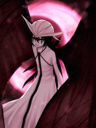 Rule 34 | 00s, 1boy, arrancar, bad id, bad pixiv id, bare arms, bat wings, bleach, colored skin, crescent moon, expressionless, facial mark, green eyes, male focus, moon, number tattoo, resurreccion, skull, sleeveless, slit pupils, solo, tattoo, ulquiorra cifer, white skin, wings, you zasshoku