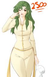 Rule 34 | 1boy, 1girl, archived source, artist self-insert, blush, brown eyes, celebration, collarbone, curvy, earrings, elincia ridell crimea, facing viewer, fire emblem, fire emblem: path of radiance, fire emblem: radiant dawn, fire emblem heroes, green hair, hair between eyes, highres, holding hands, jewelry, light blush, long hair, looking at viewer, nintendo, one eye closed, open mouth, pajamas, parted bangs, standing, sweatdrop, thighs, transparent background, tridisart, wide hips, yawning