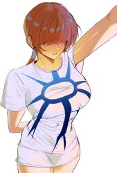 Rule 34 | 1girl, breasts, hair over eyes, highres, large breasts, shermie (kof), snk, solo, the king of fighters