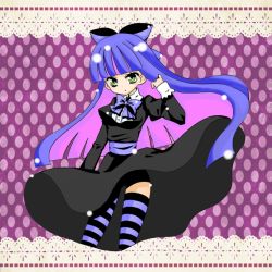 Rule 34 | 10s, 1girl, artist request, dress, gainax, goth fashion, panty &amp; stocking with garterbelt, stocking (psg), tagme