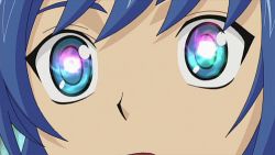 Rule 34 | 10s, 1boy, animated, animated gif, blue hair, cardfight!! vanguard, close-up, lowres, male focus, multicolored eyes, sendou aichi, solo