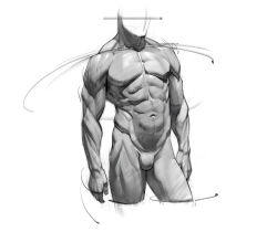 Rule 34 | 1boy, abs, anatomy, bara, contrapposto, cropped legs, groin, headless, highres, joshhunterblack (saqomolo), large pectorals, male focus, muscular, muscular male, navel, nipples, original, pectorals, realistic, shredded muscles, sketch, solo, standing, stomach, thighs
